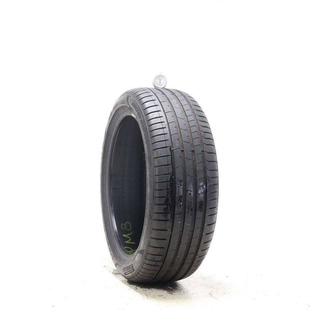 Set of (2) Used 225/45R19 Pirelli P Zero PZ4 Run Flat 96W - 6.5-8/32 - Image 1