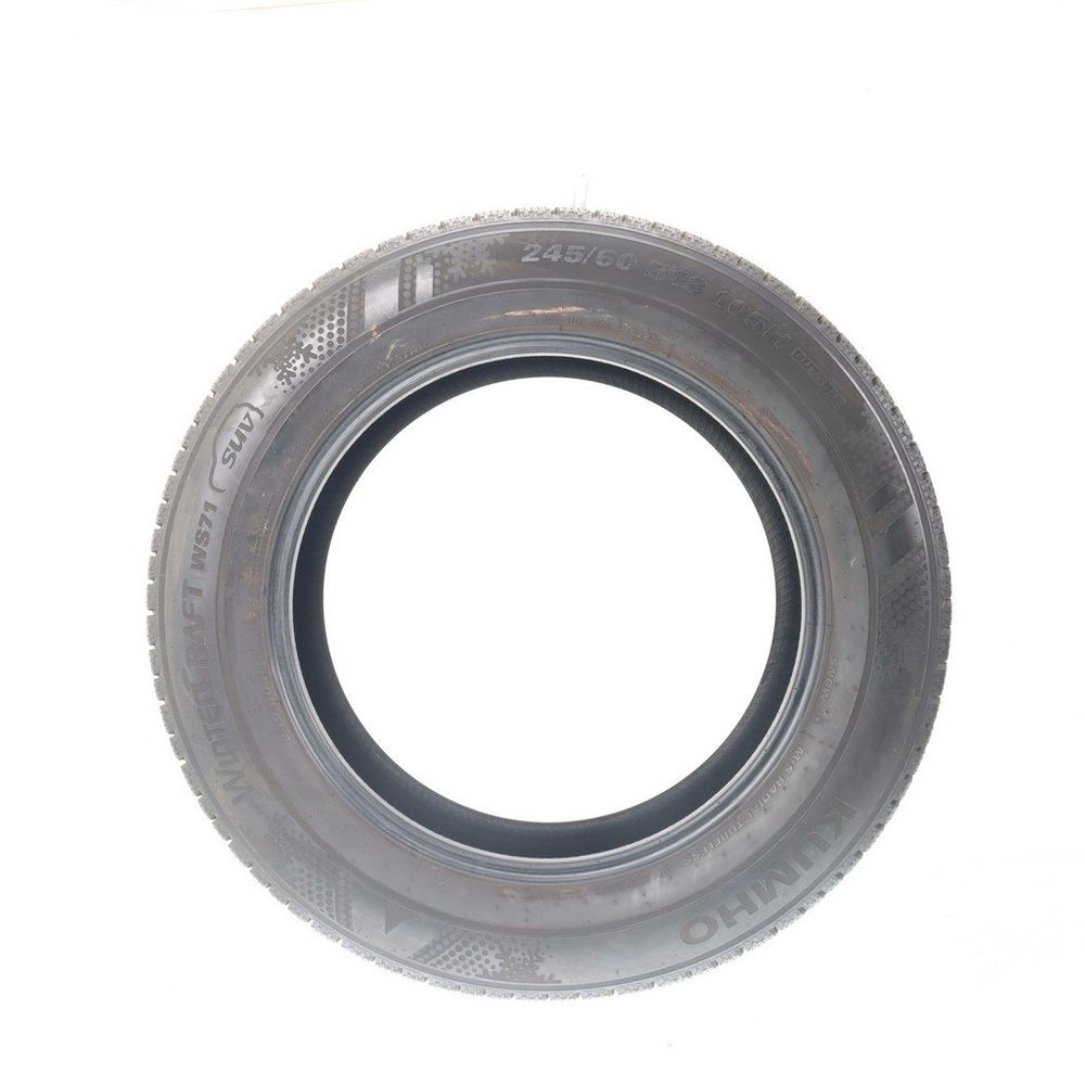 Used 245/60R18 Kumho WinterCraft WS71 SUV Asymmetric 105H - 8/32 - Image 3
