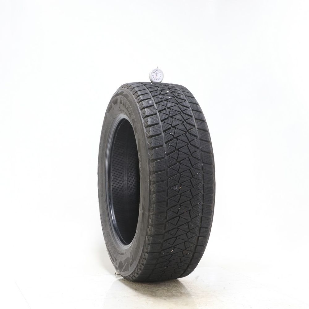 Set of (2) Used 225/60R17 Bridgestone Blizzak DM-V2 99S - 6-7/32 - Image 1
