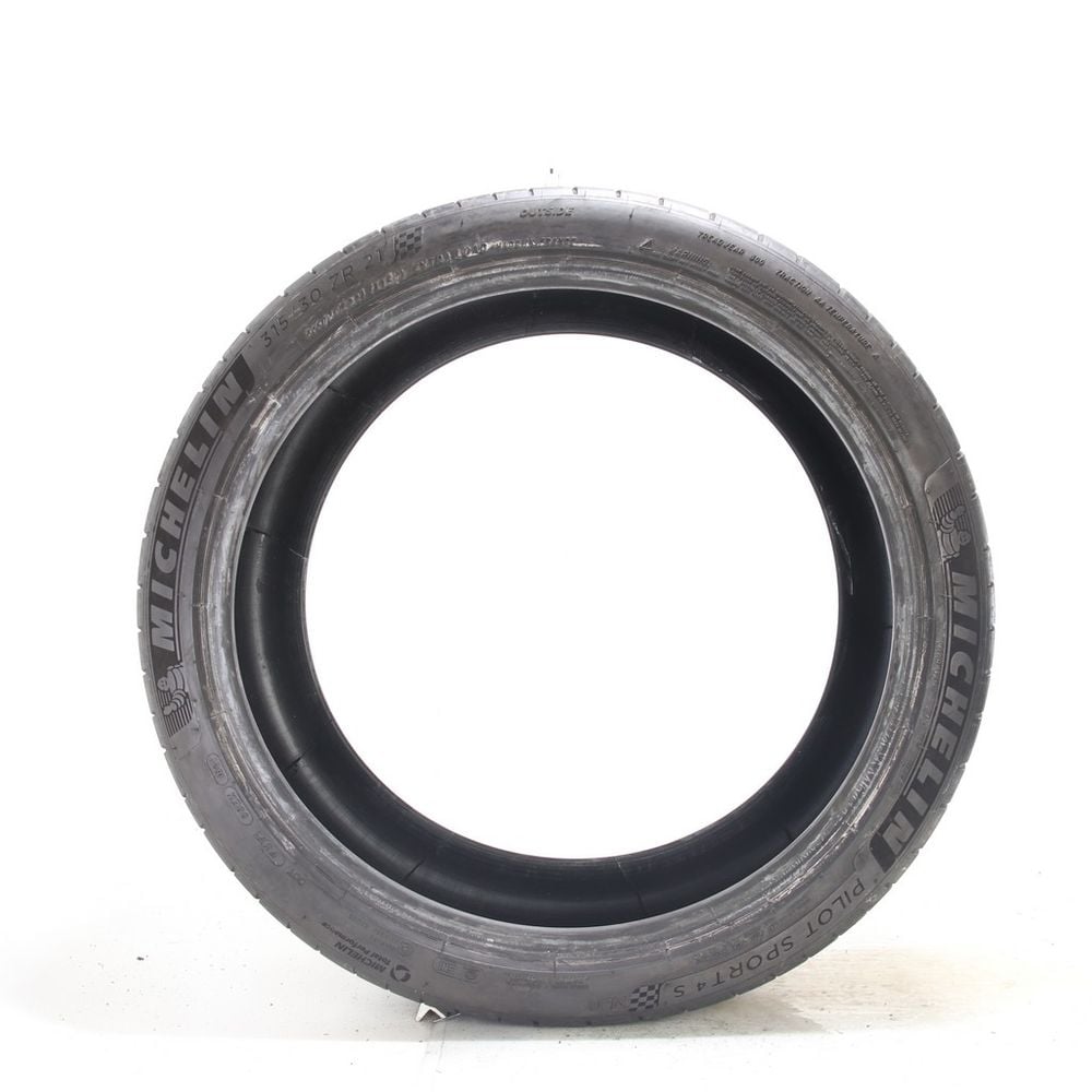 Set of (4) Used 315/30ZR21 Michelin Pilot Sport 4 S ND0 105Y - 5.5-7/32 - Image 6