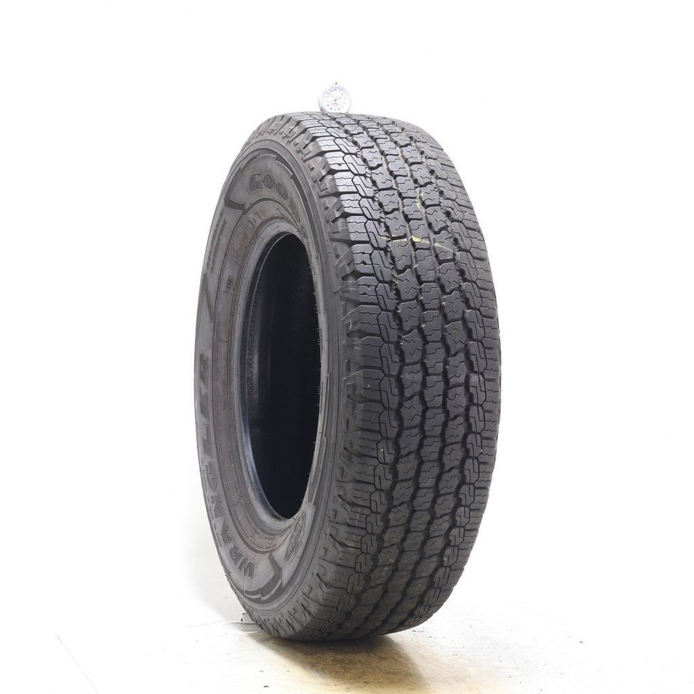 Set of (2) Used 245/75R17 Goodyear Wrangler All-Terrain Adventure Kevlar 112T - 9.5-10.5/32 - Image 1