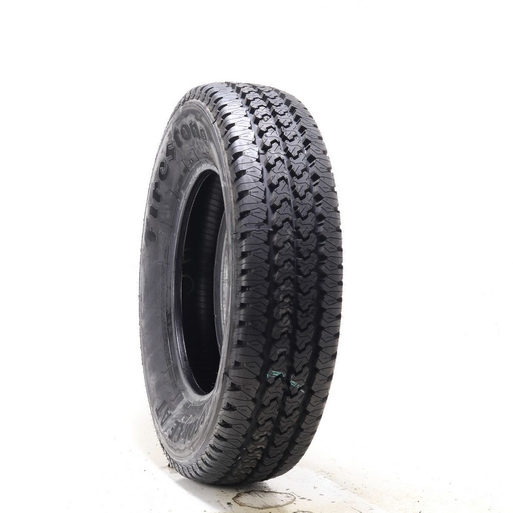 Set of (2) Driven Once LT 225/75R17 Firestone Transforce AT 116/113R E - 15/32 - Image 1