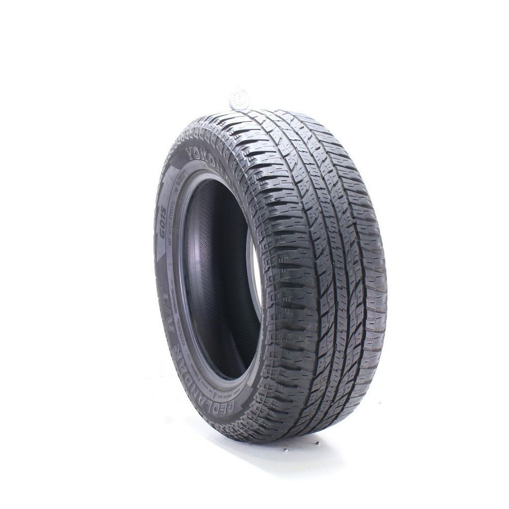 Set of (2) Used 265/60R18 Yokohama Geolandar A/T G015 110H - 7-8.5/32 - Image 1