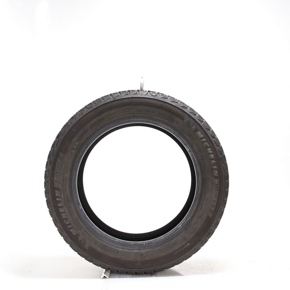 Set of (2) Used 205/55R16 Michelin X-Ice Snow 94H - 8/32 - Image 3
