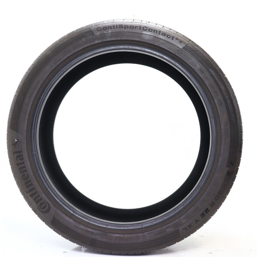 Used 285/40R22 Continental ContiSportContact 5 ContiSeal 110Y - 5/32 - Image 3