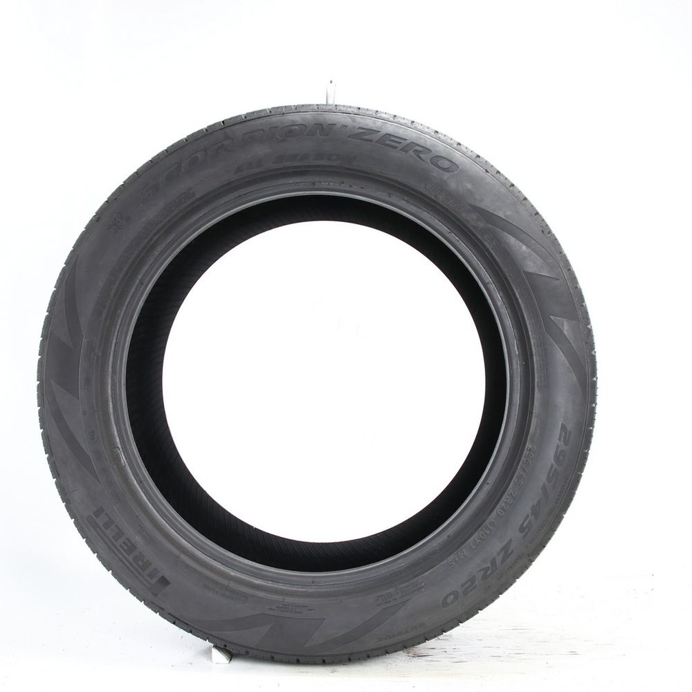 Set of (2) Used 295/45ZR20 Pirelli Scorpion Zero Run Flat 110Y - 5/32 - Image 3