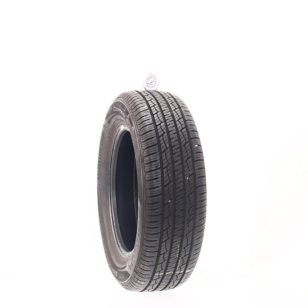 Set of (2) Used 195/65R15 Continental ControlContact Tour A/S Plus 91H - 9-10/32 - Image 1