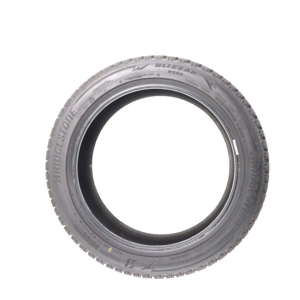 Set of (4) Used 235/45R18 Bridgestone Blizzak WS90 Studless 94H - 10.5-11/32 - Image 6
