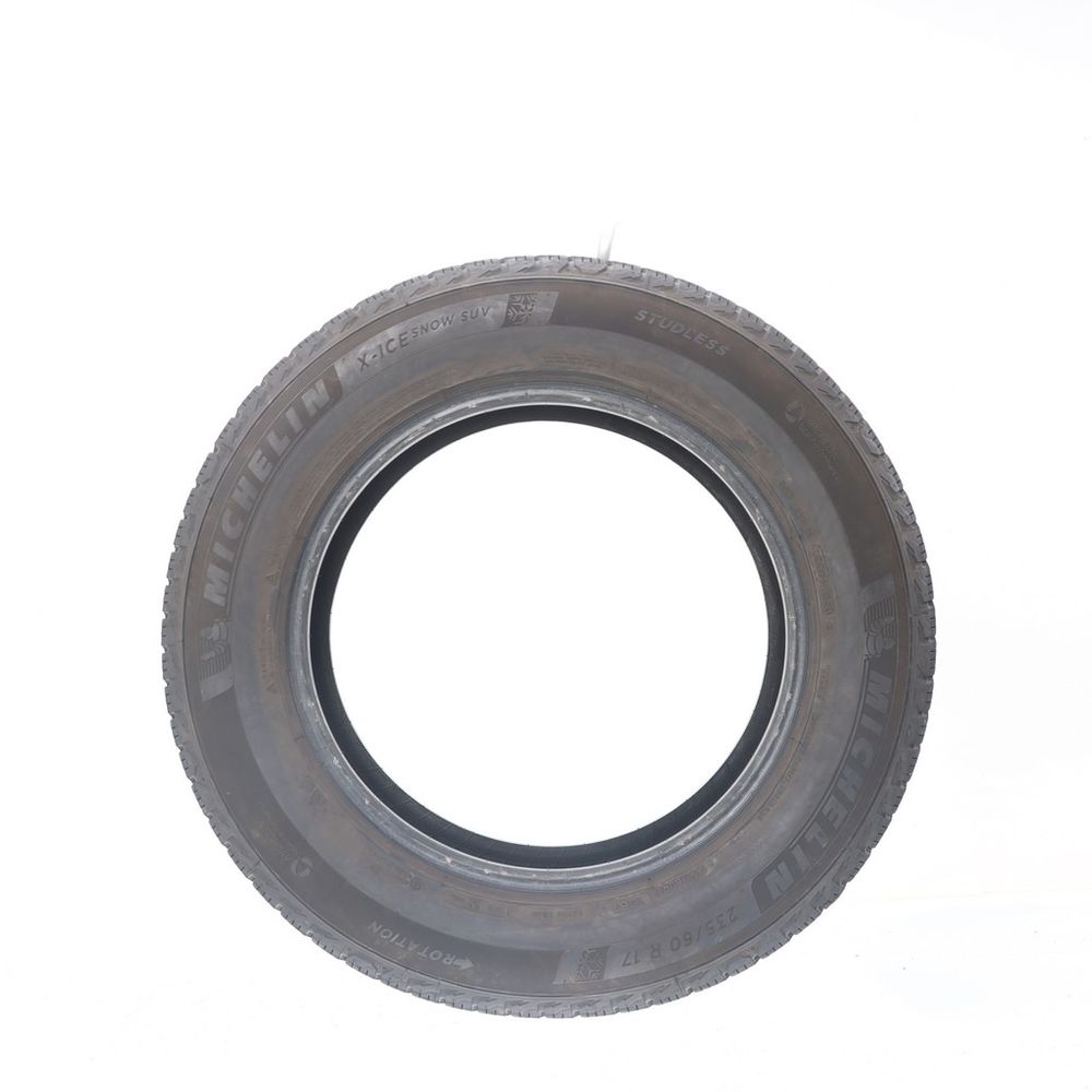 Set of (2) Used 235/60R17 Michelin X-Ice Snow SUV 106T - 8.5/32 - Image 3