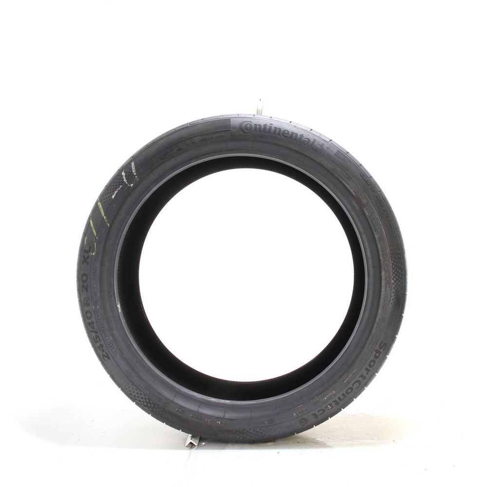 Used 245/40R20 Continental SportContact 6 POL ContiSilent 99V - 8.5/32 - Image 3