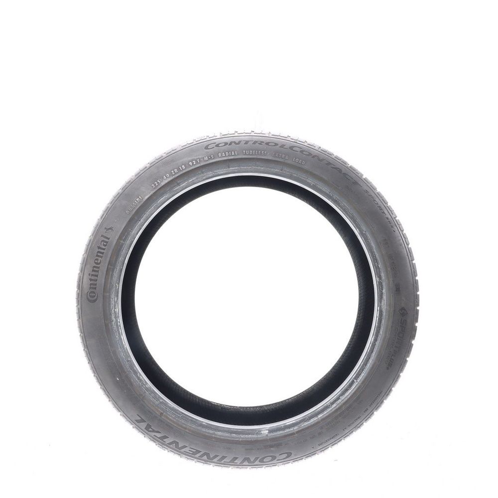 Used 225/40ZR18 Continental ControlContact Sport SRS Plus 92Y - 8.5/32 - Image 3