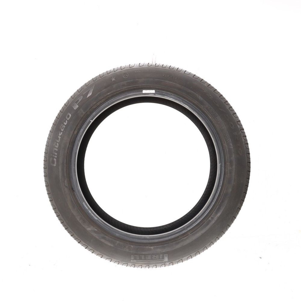 Set of (2) Used 245/50R19 Pirelli Cinturato P7 Run Flat 105W - 6-7/32 - Image 3