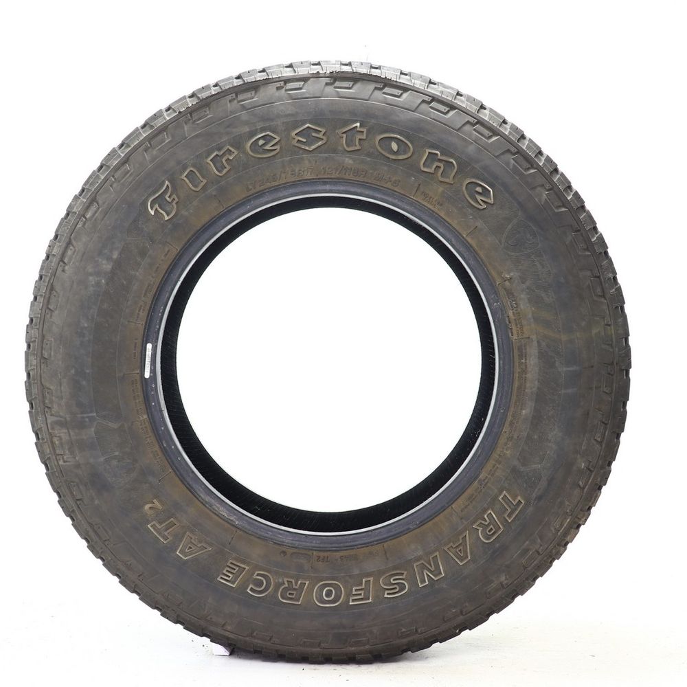 Set of (2) Used LT 245/75R17 Firestone Transforce AT2 121/118R E - 7.5-8/32 - Image 3