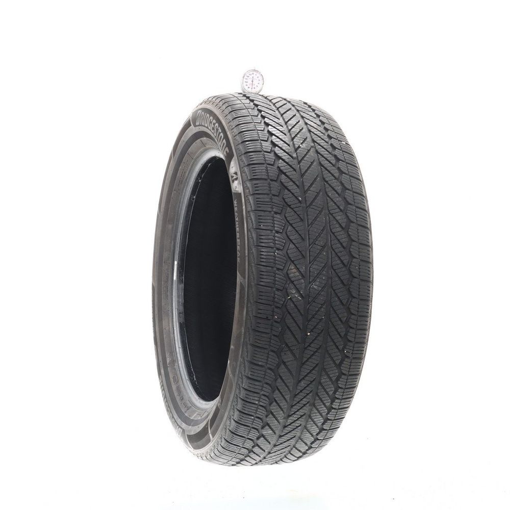 Set of (2) Used 255/55R20 Bridgestone WeatherPeak 107H - 7/32 - Image 1