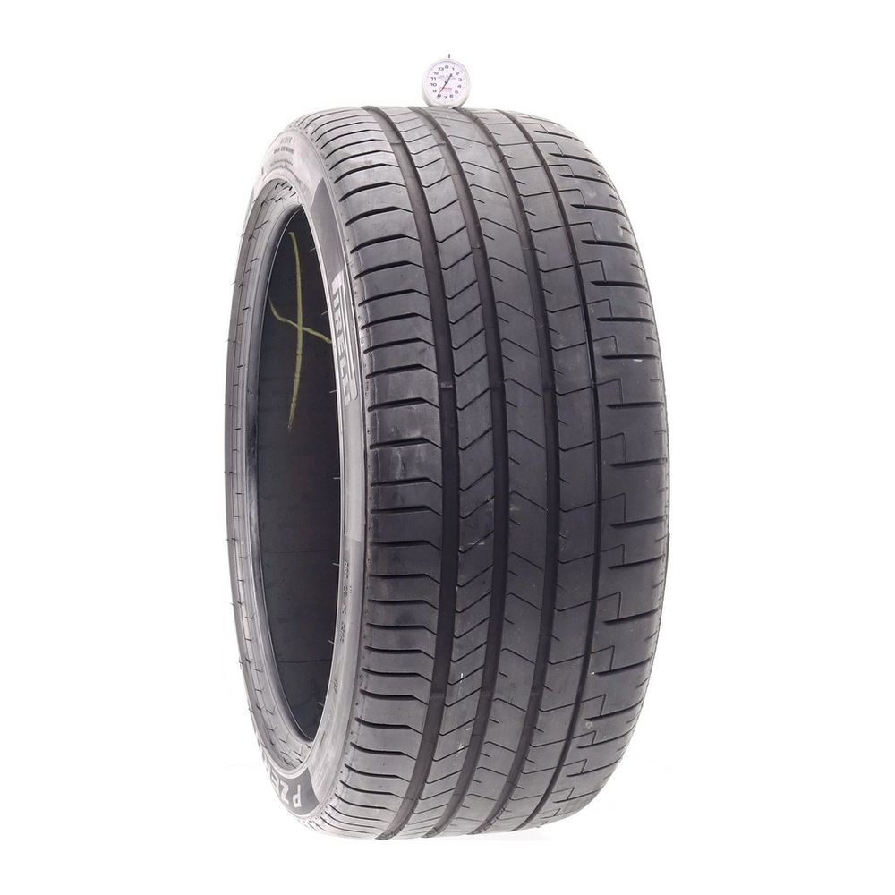 Set of (2) Used 295/35ZR21 Pirelli P Zero PZ4 107Y - 8/32 - Image 1