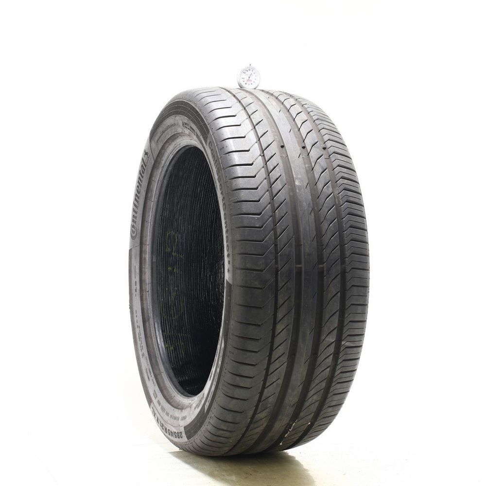 Set of (2) Used 285/45R21 Continental ContiSportContact 5 ContiSeal 113Y - 7.5-8/32 - Image 4