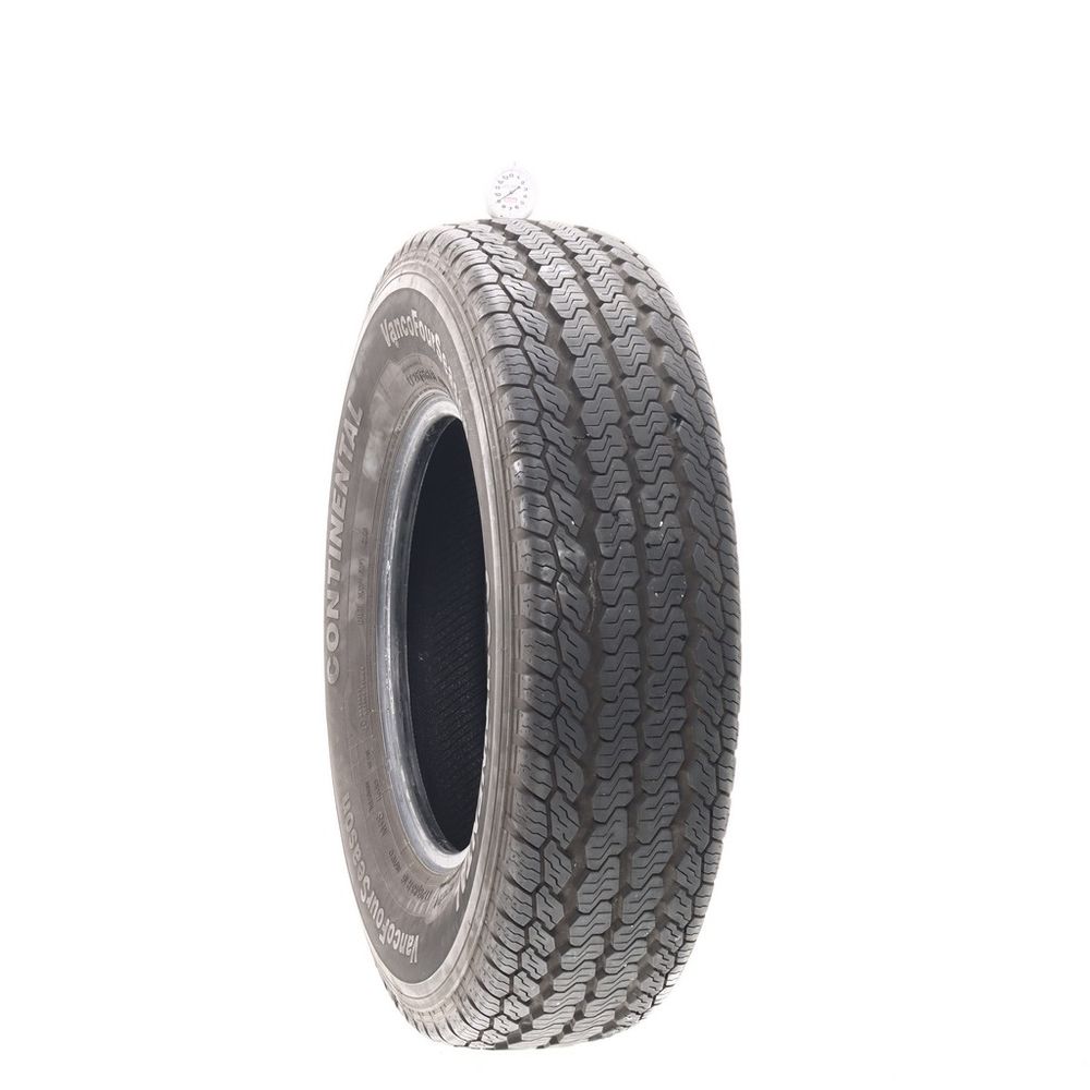 Set of (2) Used LT 215/85R16 Continental VancoFourSeason 115/112Q E - 9/32 - Image 1
