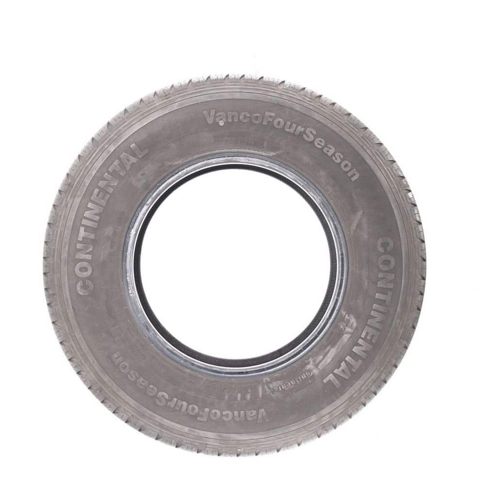 Set of (2) Used LT 215/85R16 Continental VancoFourSeason 115/112Q E - 9/32 - Image 3