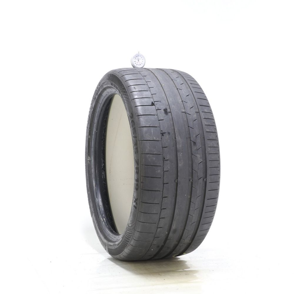 Used 265/35ZR19 Continental SportContact 6 AO ContiSilent 98Y - 6.5/32 - Image 1