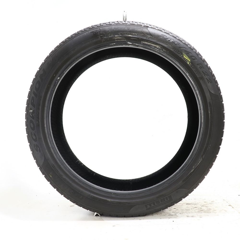 Set of (2) Used 285/40R22 Pirelli Scorpion Winter 110V - 6-6.5/32 - Image 3