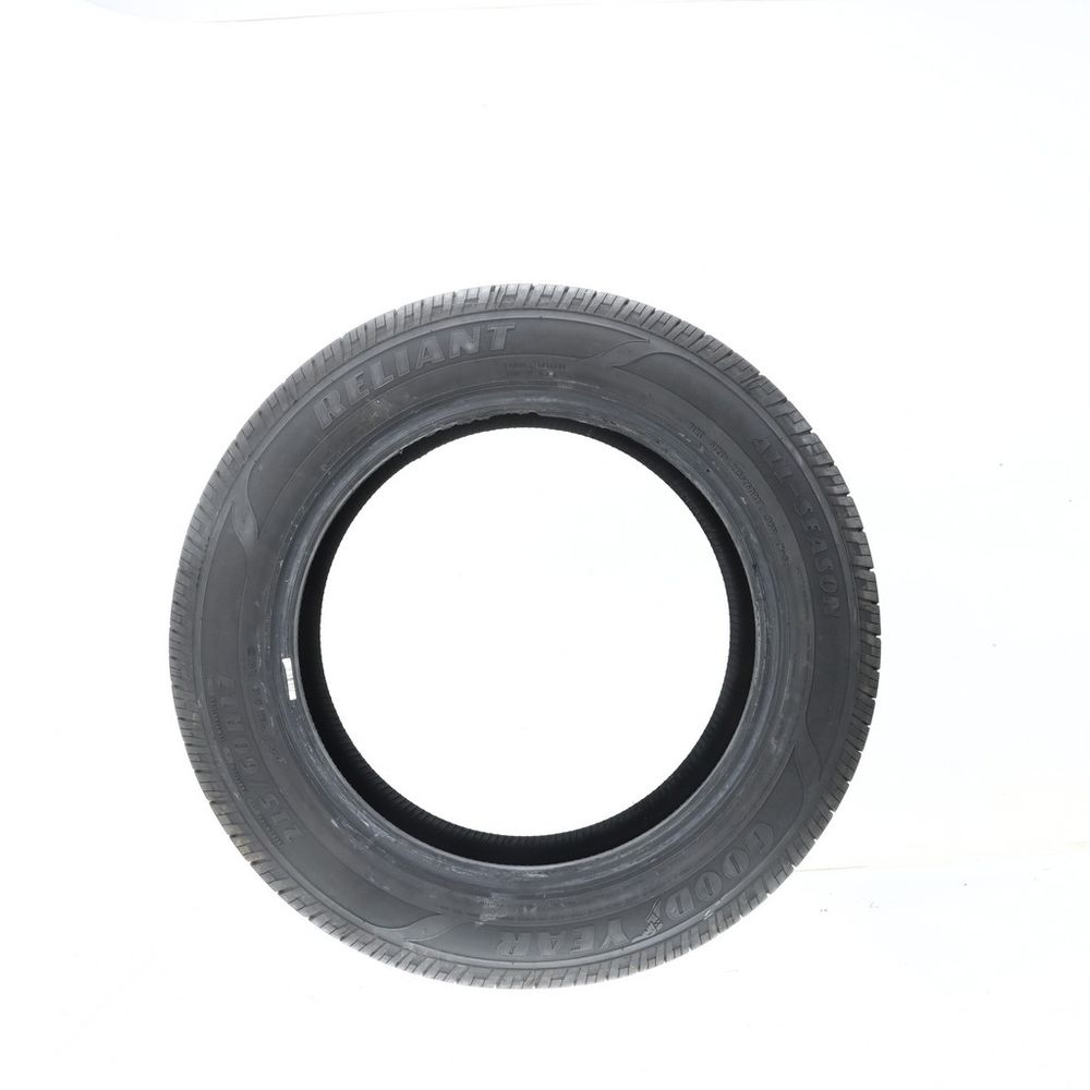 Driven Once 215/60R17 Goodyear Reliant All-season 96V - 9.5/32 - Image 3