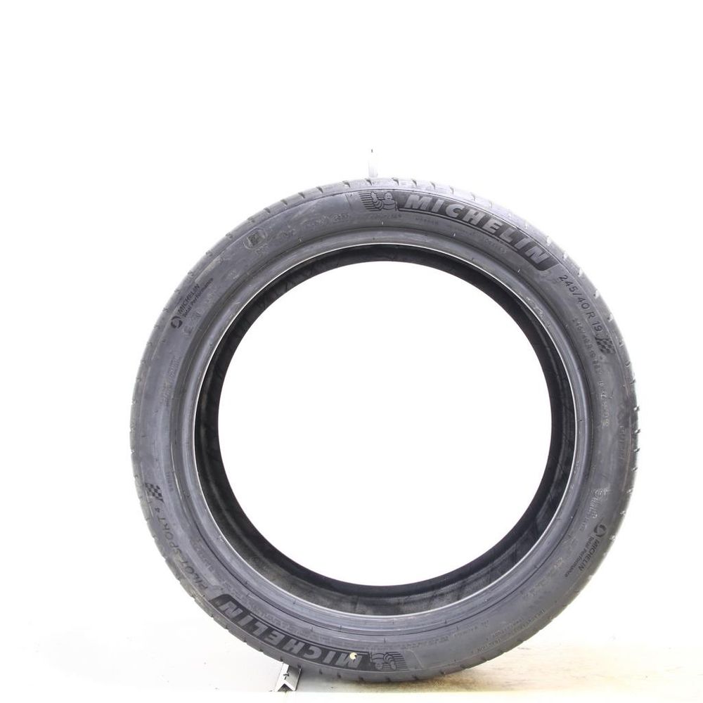 Set of (2) Used 245/40R19 Michelin Pilot Sport 4 98Y - 5.5-7/32 - Image 6