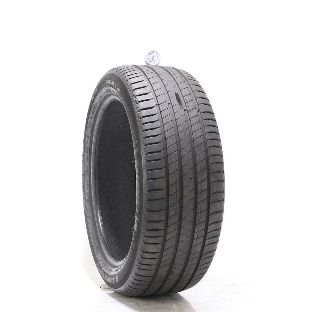 Set of (2) Used 255/45R20 Michelin Latitude Sport 3 TO Acoustic 105Y - 7.5-8.5/32 - Image 1
