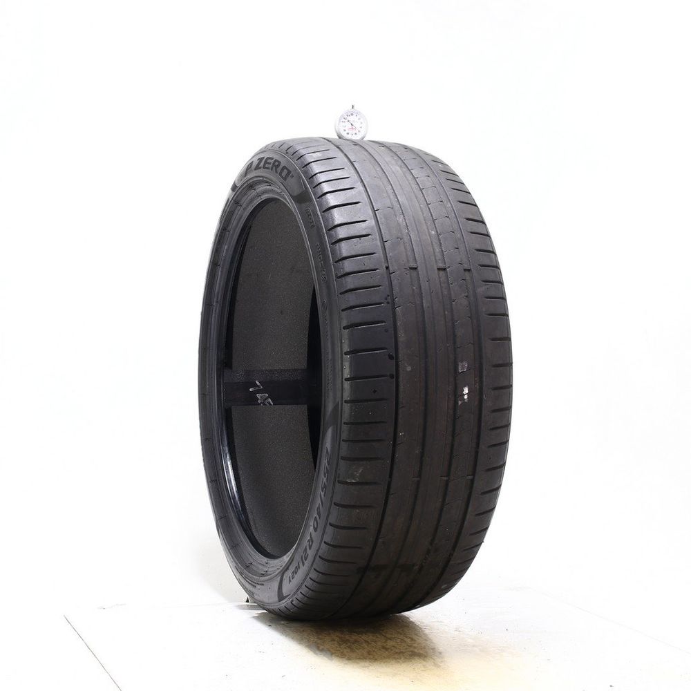 Set of (4) Used 255/40R21 Pirelli P Zero PZ4 R01 PNCS 102Y - 5/32 - Image 1