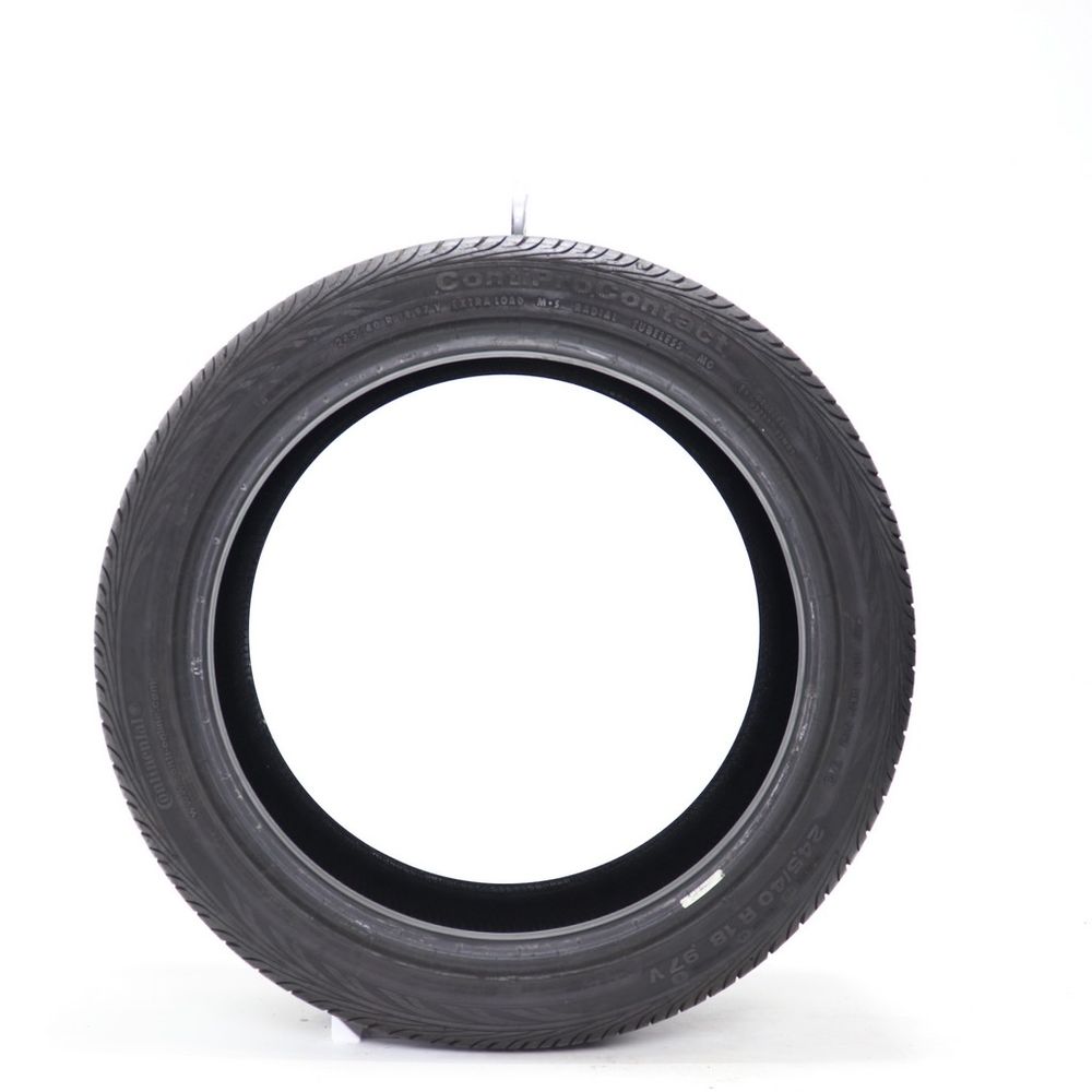 Set of (2) Used 245/40R18 Continental ContiProContact MO 97V - 7.5-9/32 - Image 3
