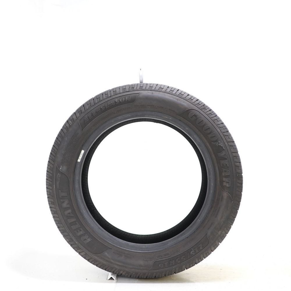 Set of (2) Used 215/55R16 Goodyear Reliant All-season 93V - 5.5-6/32 - Image 6
