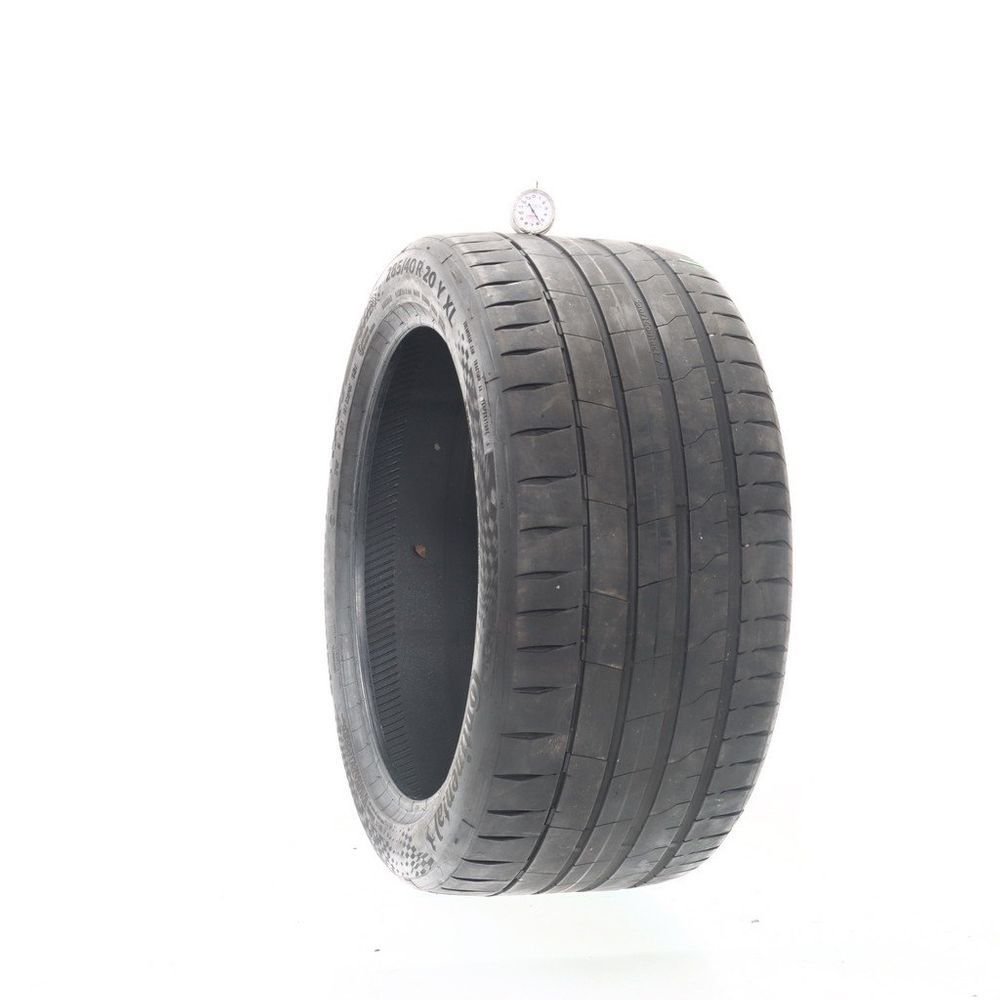 Set of (2) Used 285/40R20 Continental SportContact 7 108Y - 5.5-6/32 - Image 1