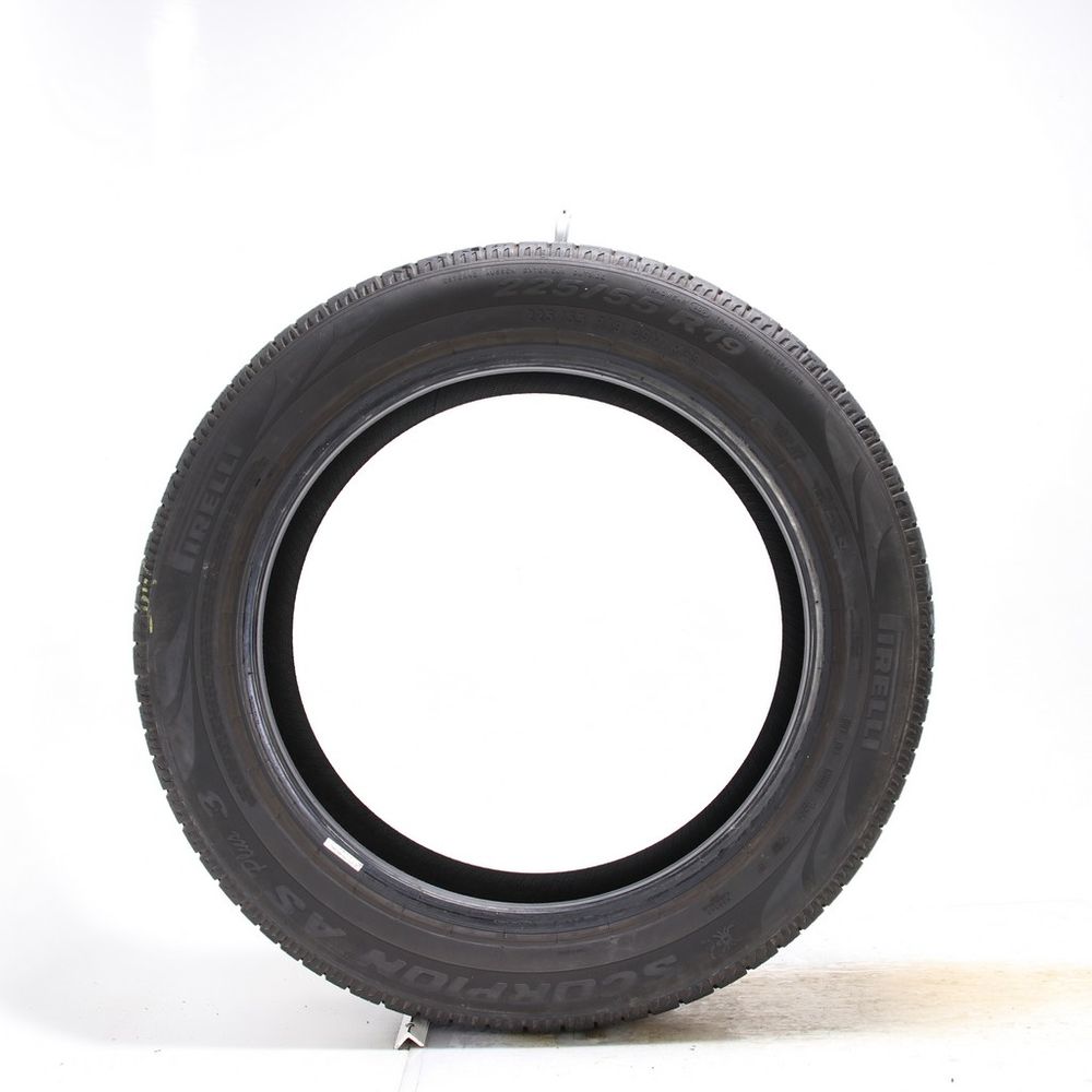 Set of (2) Used 225/55R19 Pirelli Scorpion AS Plus 3 99V - 7.5-9/32 - Image 4