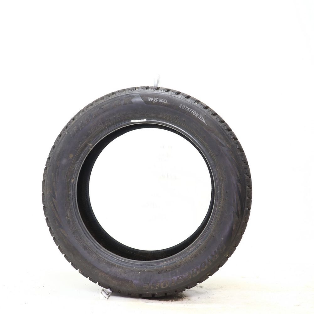 Set of (2) Used 205/55R16 Bridgestone Blizzak WS80 91H - 9.5/32 - Image 3