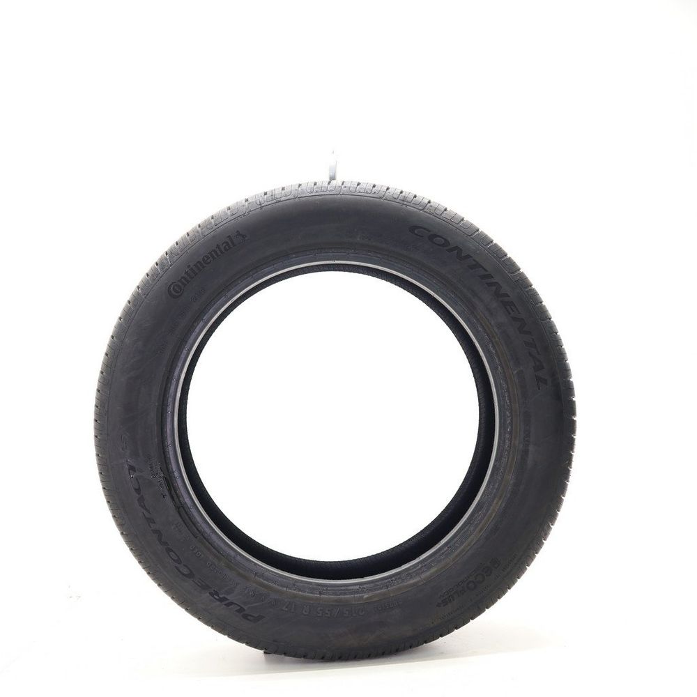 Set of (2) Used 215/55R17 Continental PureContact LS 94V - 8-9.5/32 - Image 6