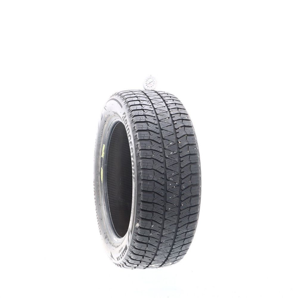 Set of (2) Used 205/55R16 Bridgestone Blizzak WS90 Studless 91H - 9-10/32 - Image 1