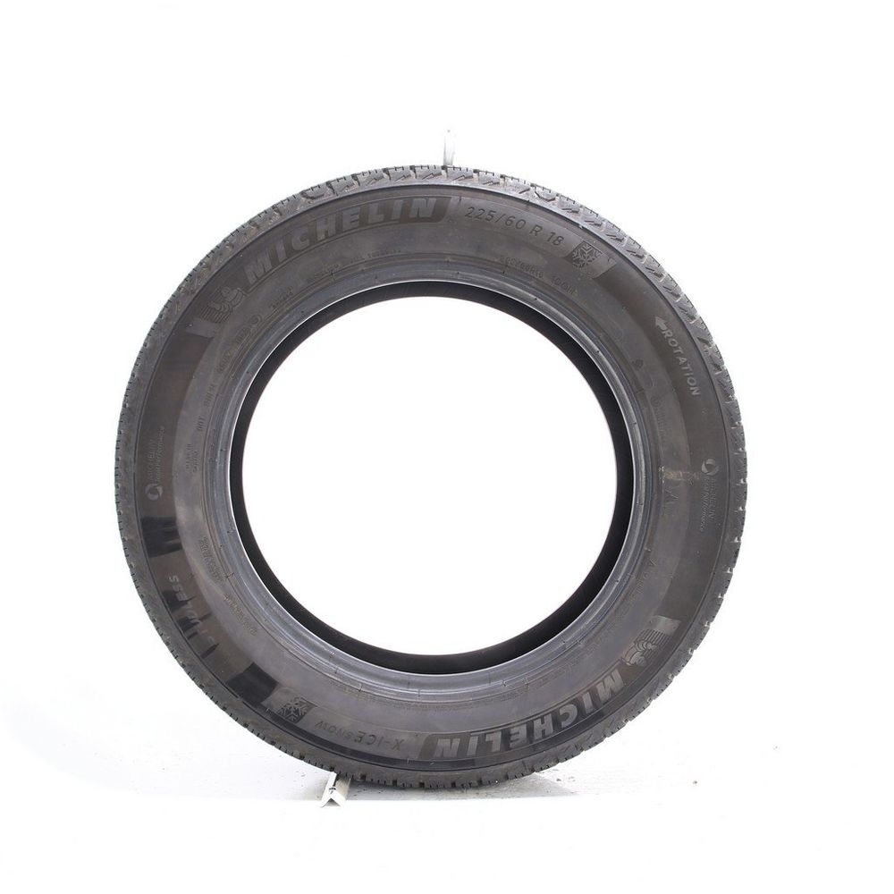 Set of (2) Used 225/60R18 Michelin X-Ice Snow 100H - 7-7.5/32 - Image 6