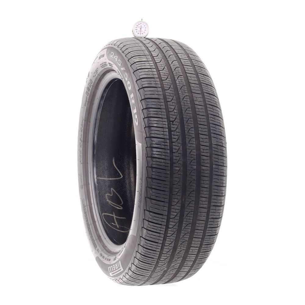 Set of (2) Used 245/50R19 Pirelli Cinturato P7 Run Flat 105H - 5.5-7/32 - Image 4