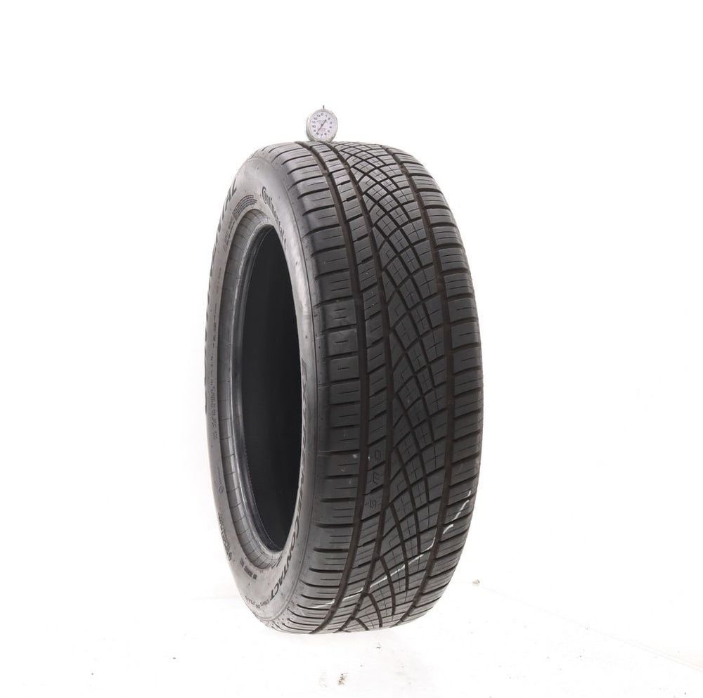 Set of (4) Used 235/55ZR19 Continental ExtremeContact DWS06 Plus 105W - 8/32 - Image 1