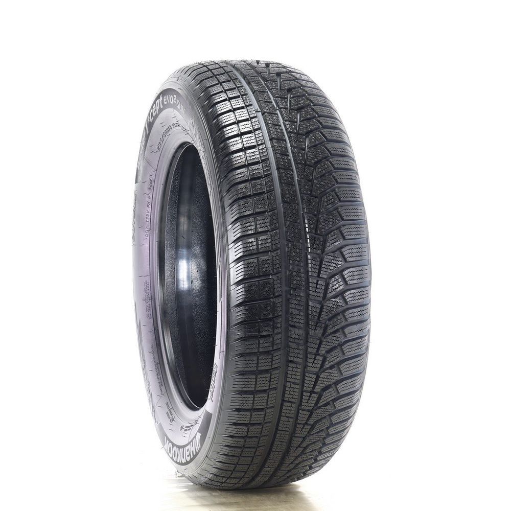 Set of (4) Driven Once 235/60R18 Hankook Winter iCept evo2 SUV (W320A) 107H - 10.5/32 - Image 1