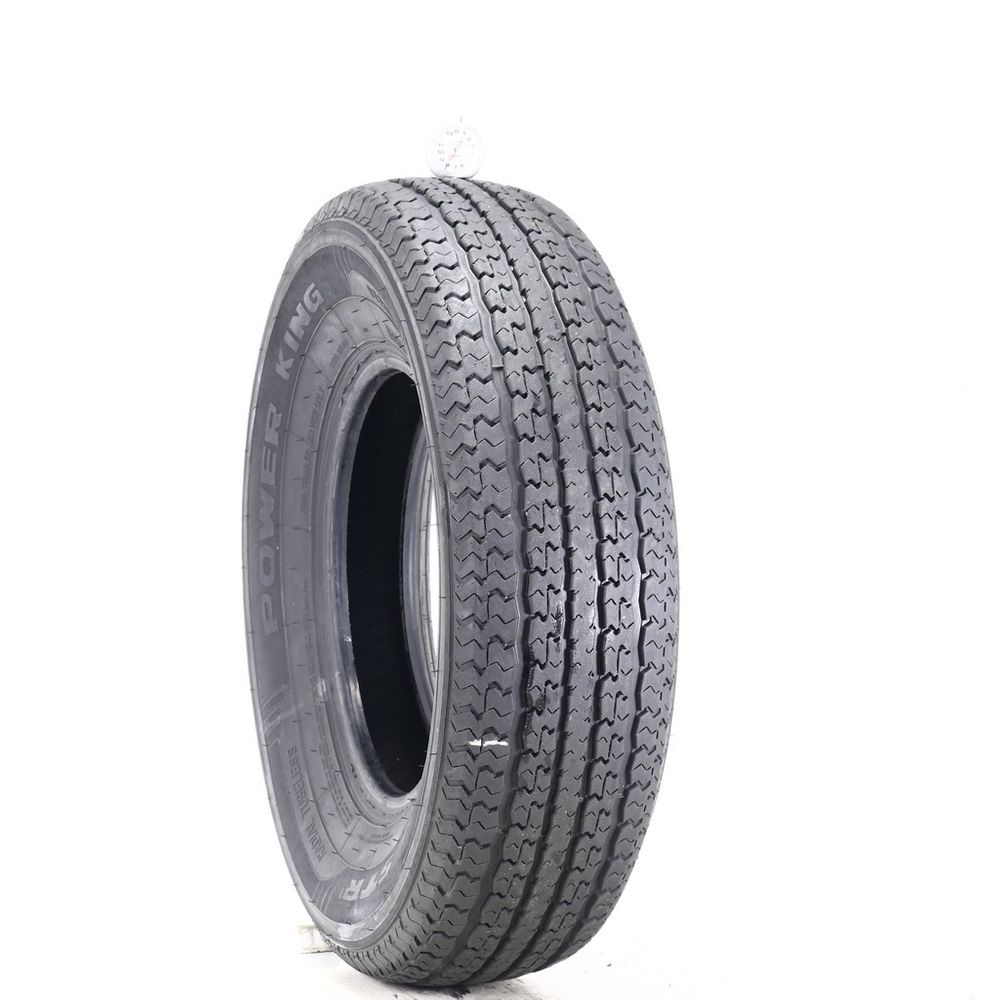 Set of (2) Used ST 225/75R15 Power King Towmax STR II 117/112L - 7-8/32 - Image 2