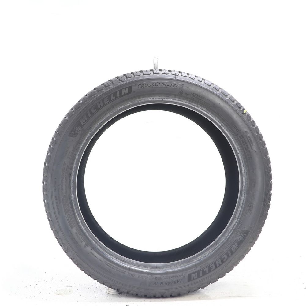 Set of (2) Used 245/45R19 Michelin CrossClimate 2 102V - 8.5-9/32 - Image 3