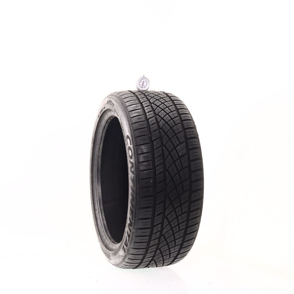 Set of (2) Used 245/40ZR18 Continental ExtremeContact DWS06 Plus 97Y - 7.5-8.5/32 - Image 1