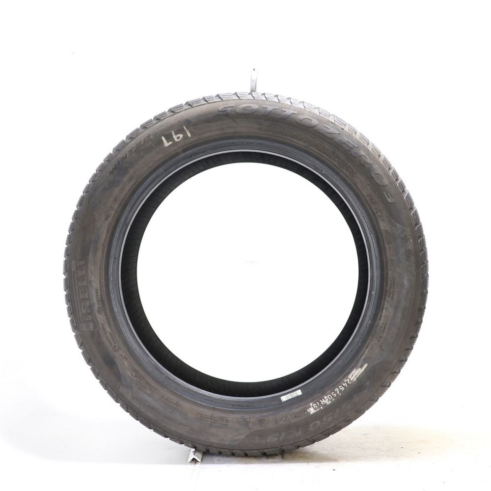 Set of (2) Used 245/50R19 Pirelli Winter Sottozero 3 Run Flat 105V - 7-7.5/32 - Image 3