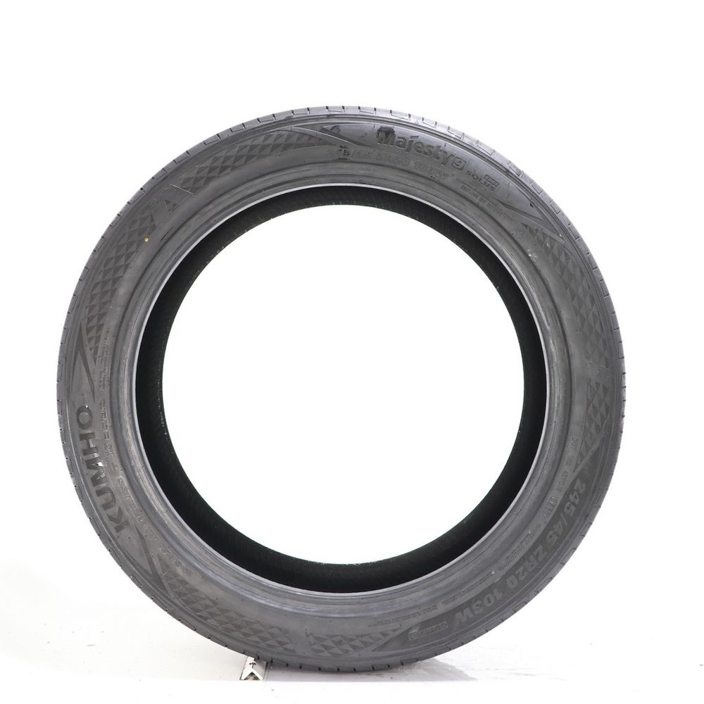 Set of (2) Driven Once 245/45ZR20 Kumho Majesty 9 Solus TA91 103W - 9/32 - Image 3