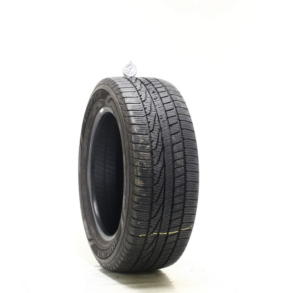 Set of (2) Used 235/55R17 Goodyear Assurance WeatherReady 99H - 8/32 - Image 1