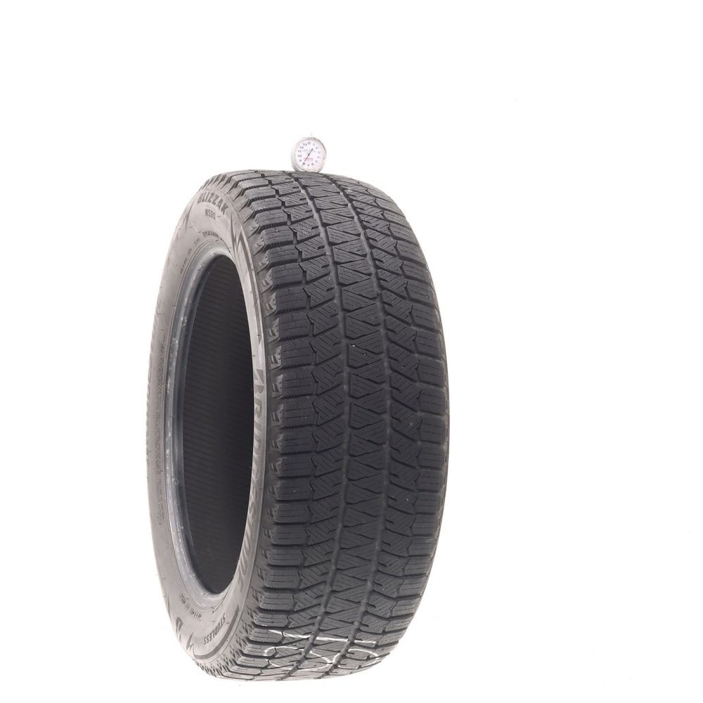 Set of (2) Used 225/55R18 Bridgestone Blizzak WS90 Studless 98H - 6.5-8/32 - Image 4