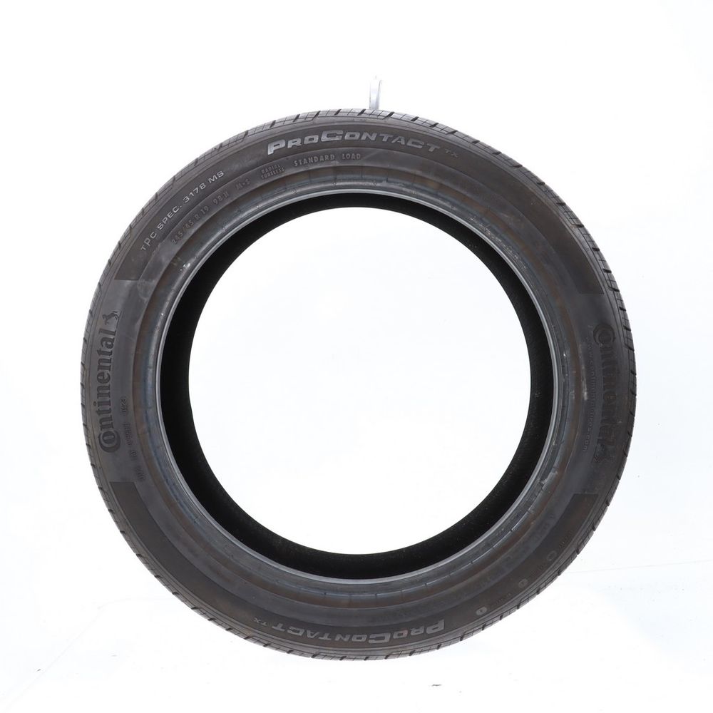 Set of (2) Used 245/45R19 Continental ProContact TX 98H - 7.5-9/32 - Image 3