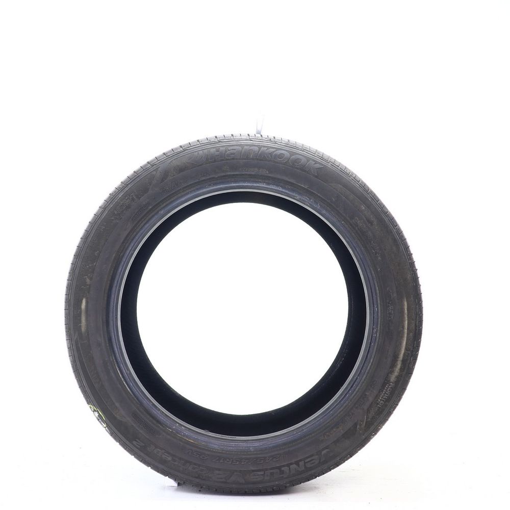 Set of (2) Used 245/45R17 Hankook Ventus V2 concept2 95V - 8/32 - Image 3