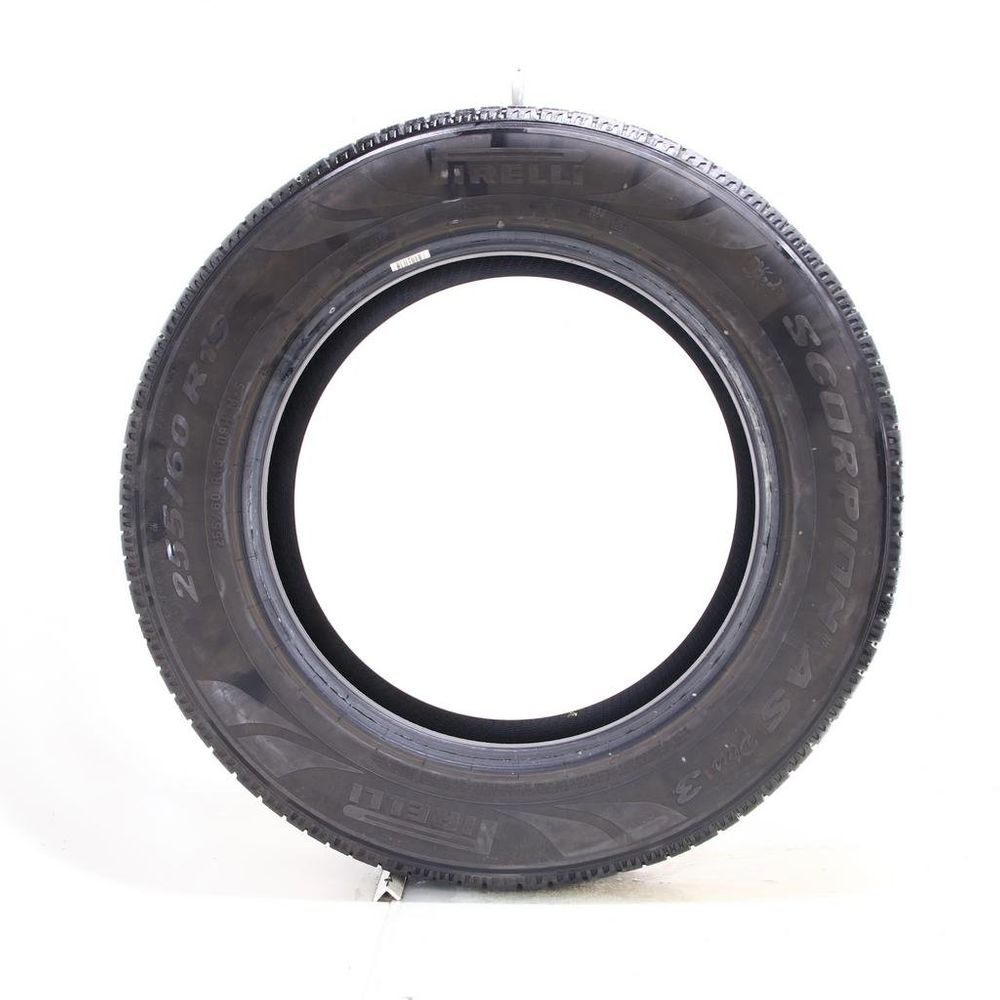 Set of (2) Used 255/60R19 Pirelli Scorpion AS Plus 3 109H - 8-9/32 - Image 6
