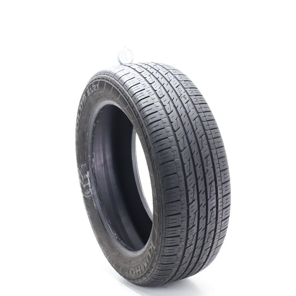 Set of (2) Used 225/55R18 Kumho Eco Solus KL21 98H - 6.5-7/32 - Image 1